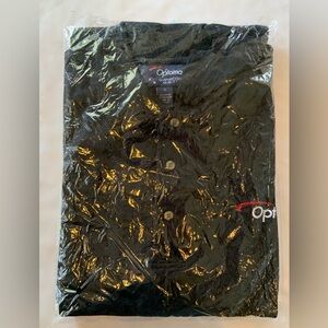 NIP Optoma Technology Promo Henley Black Polo Shirt Men’s XL Deadstock Tech